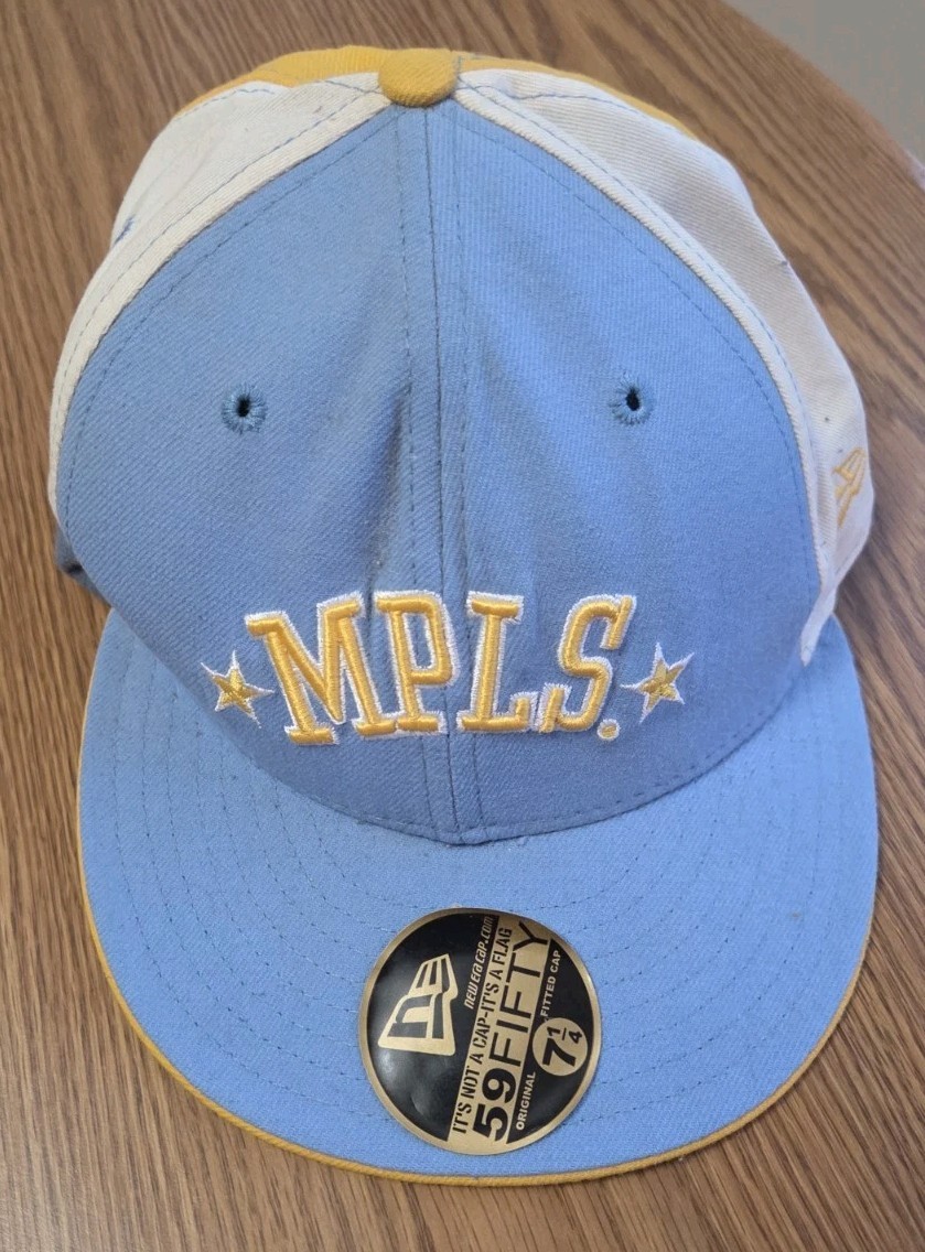 Minneapolis Lakers New ERA Hardwood MPLS Cap Hat Blue NBA Los