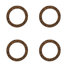 70208362 Four Pack Cork Fuel Bowl Gaskets Fits Gleaner G Fits Allis-Chalmers C