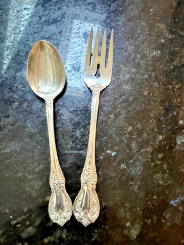 Towle Old Master Sterling salad fork and spoon early 1940's