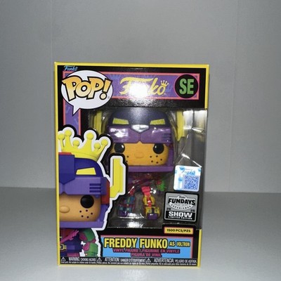 Funko Pop Fundays 2025 Black Light Freddy Funko as Voltron LE 1500