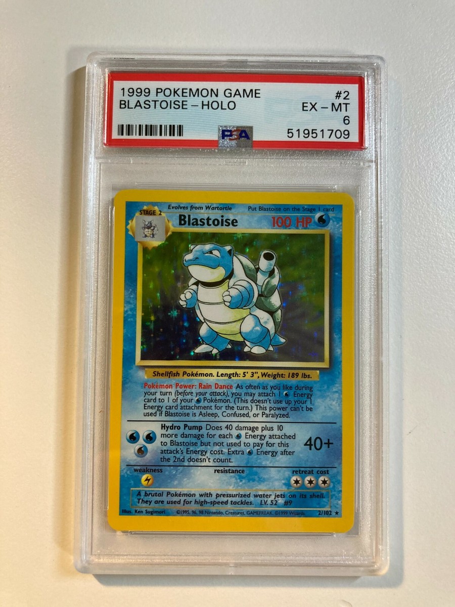 Blastoise - PSA 6 Unlimited Base Set - EX MT | eBay