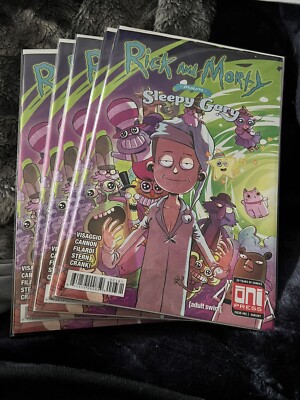 RICK & MORTY Sleepy Gary Issue #1 KIT WALLIS Variant VF Oni Press Comics