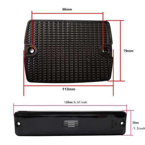 4Pcs SmokeLens Side Marker & Turn Signal Light For Jeep 1987-1995 Wrangler YJ - Picture 4 of 9