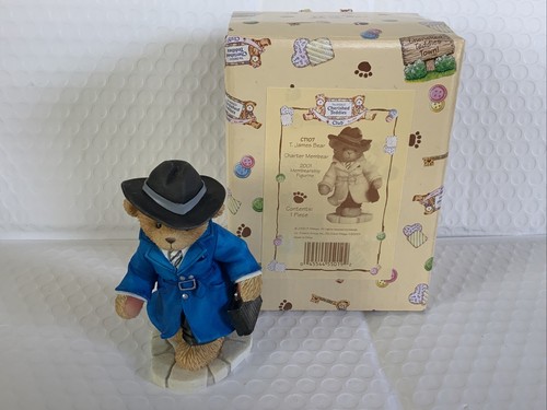 2001 Enesco Cherished Teddies T. James Bear - CT107 - Blue - 第 1/3 張圖片