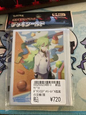 Pokemon Japan N Character Card Sleeves 64ct Sealed Ebay