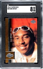 1996-97 Upper Deck #58 Kobe Bryant Lakers RC Rookie HOF SGC 8