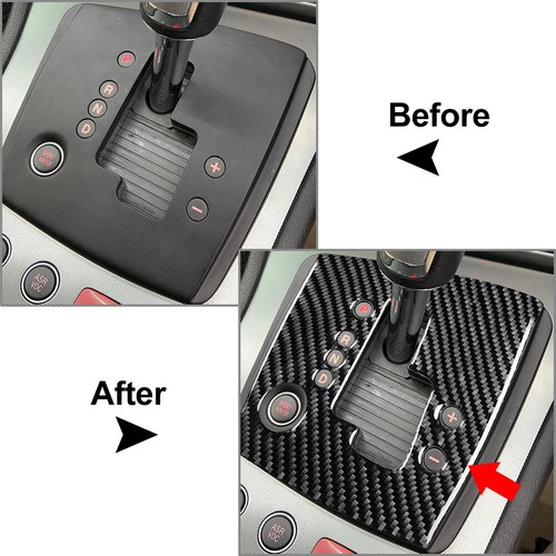 Black Gear Shift Panel Cover Trim Fit Alfa Romeo 159 Brera Spider 2006-2010 - Picture 10 of 10