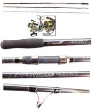 Kit Surfcasting Canna Ripartita Fortezza 4.50Mt + Mulinello Talent 6000 Mare