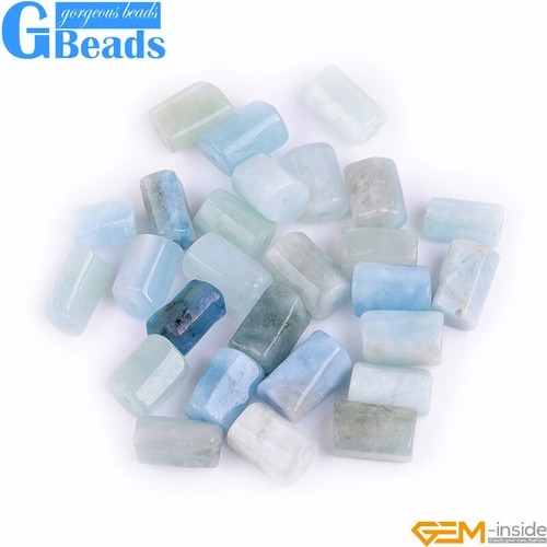 Natural Assorted Gemstone Faceted Tube Column Beads for Jewelry Making 8x12mm - Picture 59 of 192