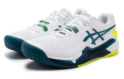 ASICS Gel Resolution 9 White Restful Teal 1041A330-101 | eBay