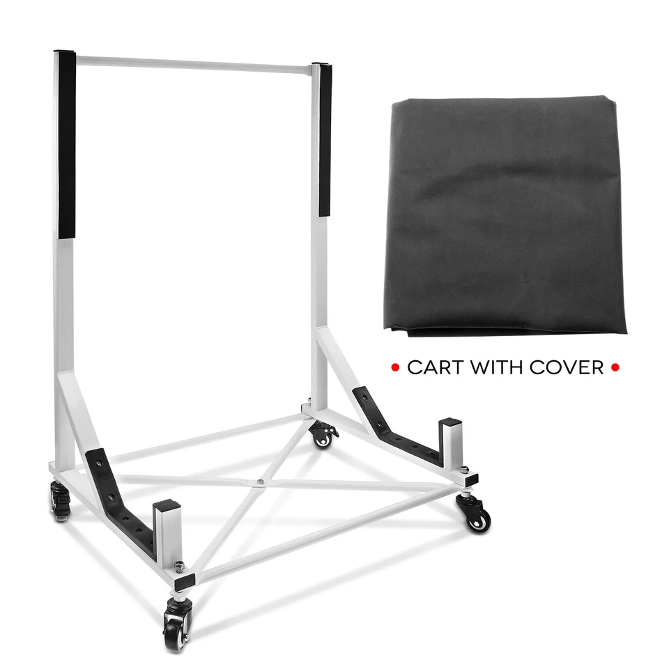 Белая тележка с жестким верхом и пылезащитным чехлом для Chevrolet Corvette Mercedes-Benz - Изображение 2 из 4