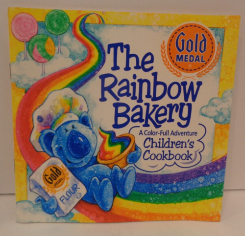 The Rainbow Bakery Childrens Cookbook 1998 Gold Medal Flour Vintage Kid Recipes - Picture 1 of 2