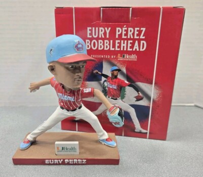 Eury Perez Bobblehead Limited Edition 2024 Florida Marlins Giveaway NIB