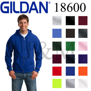 Gildan Heavy Blend Zip Hoodie Size Chart