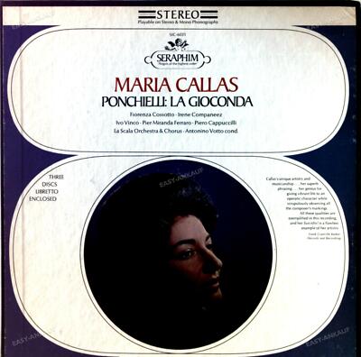 Maria Callas - Ponchielli: La Gioconda 3LP Box-Set + Insert .