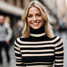 Zara - Pullover maglione pullover top pullover top righe a righe taglia L NUOVO Y2K