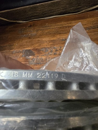 Disc Brake Rotors Front Set Drilled and Slotted Power Stop JBR579XR & Z23 635 - Picture 8 of 9