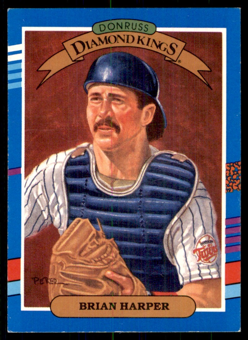 1991 Donruss Super Diamond Kings Brian Harper Minnesota Twins #22