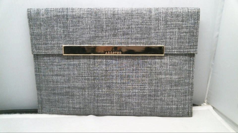 ADOPTADO - Funda Soho para la mayoría de las tabletas de hasta 8" - Tela gris ceniza/dorada Foto 2 de 4