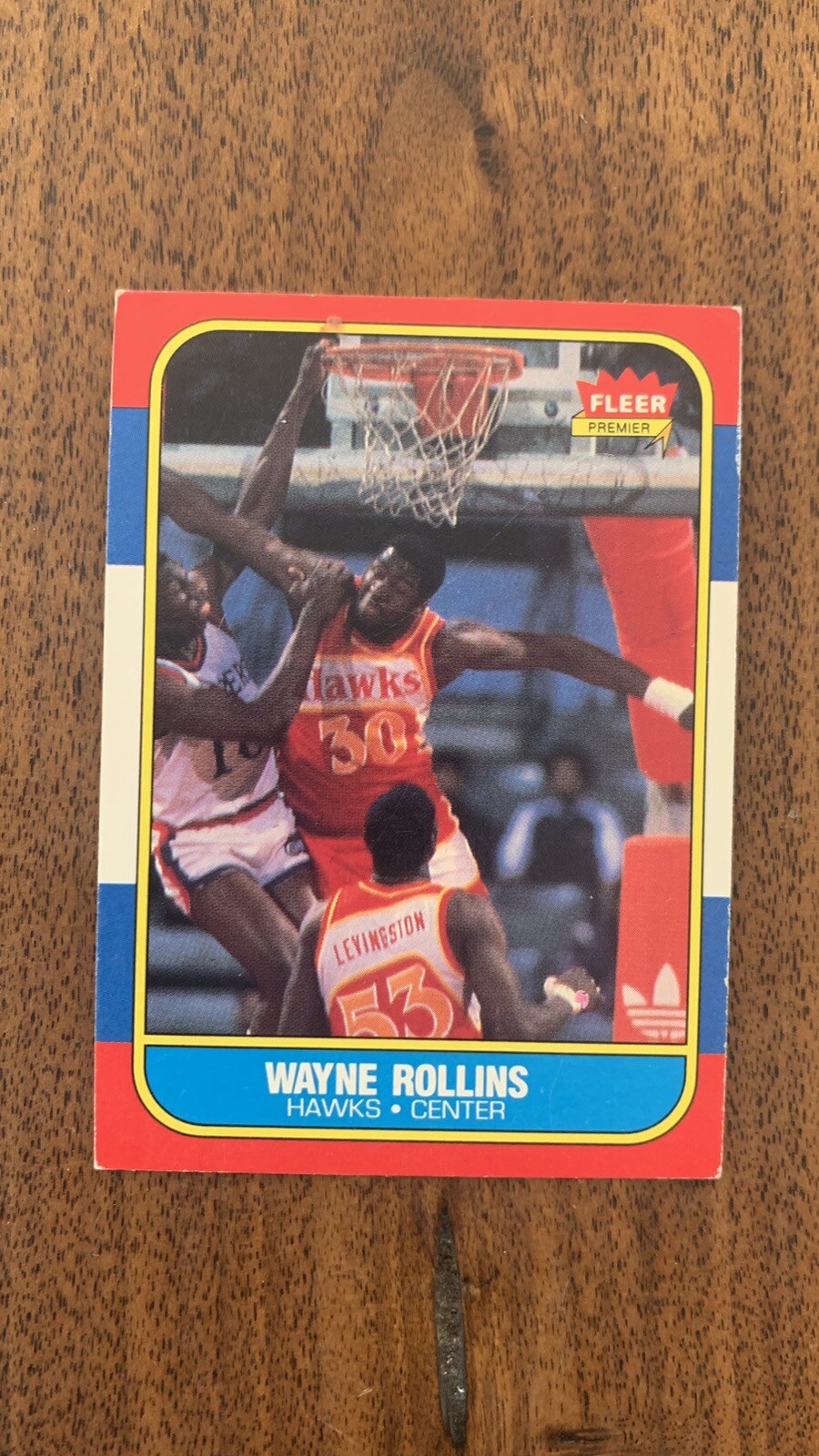 1986-87 Fleer Wayne Rollins #94 Hawks