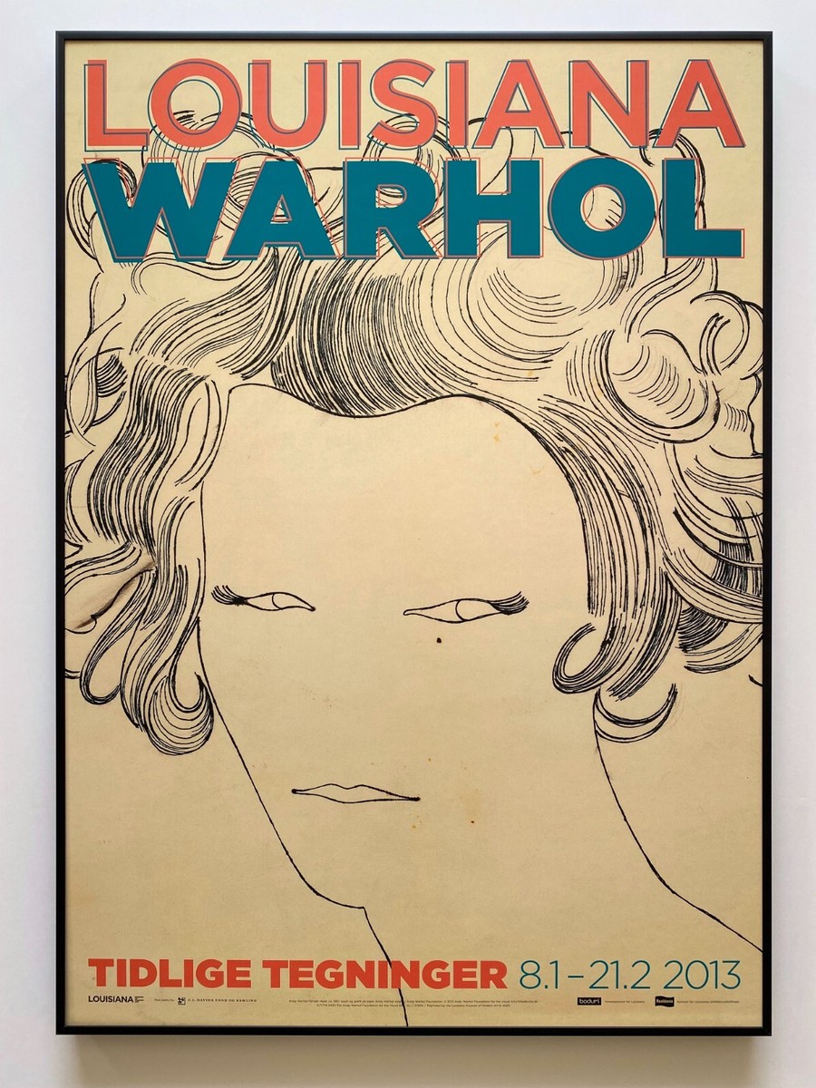 アート・デザイン・音楽 Andy Warhol Nudes ANDY WARHOL FOUNDATION RARE DENMARK MUSEUM EXHIBITION POSTER