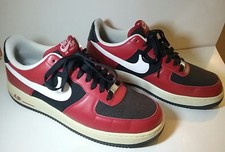 af1 red black white