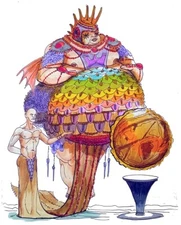 DUNE Comic Original Fan Art Drawing Harkonnen Feyd Moebius Homage Atreides