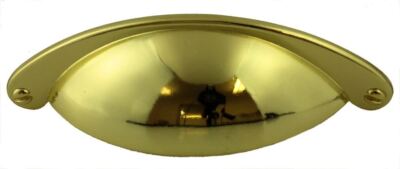 2-1/2'' Country Store Cup Pull Polished Brass