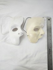 Two 2 Phantom of the Opera Masks one is Rubie's brand - Halloween