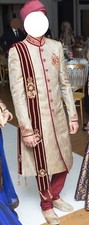 Mens Wedding Sherwani  Dupatta, Shoes  Turban