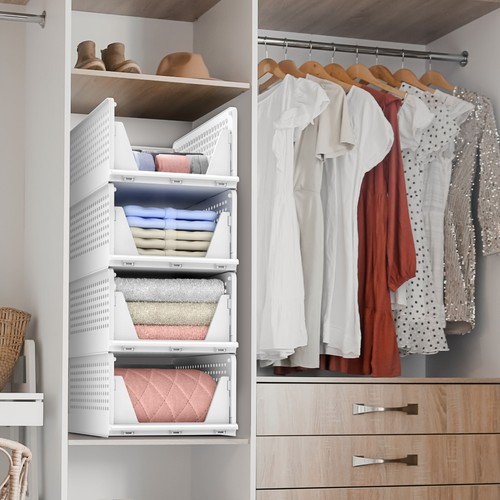 Sorbus Shelf Organizer, Small and Medium Closet, Clothes, and Bathroom Storage - Picture 13 of 20