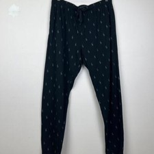 Polo Ralph Lauren Men's Sleep Pants - Black with Iconic Logo