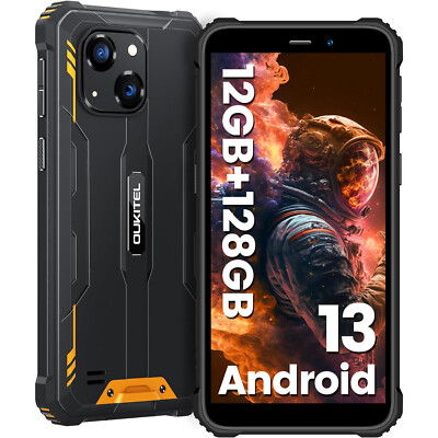 OUKITEL WP32 Outdoor Handy Ohne Vertrag 12GB+128GB 6 Zoll Android Smartphone 