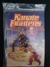 Karate Fighters Instruction Book - Milton Bradley - Red Ninja vs Dragon Kick