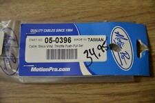 Motion Pro - 05-0396 - Black Vinyl Push/Pull Throttle Cable Set Yamaha YZ/WR