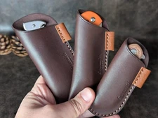 Handmade knife case, Leather Knife Pouch, Pocket knife Leather case, EDC Pocket