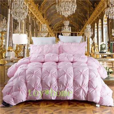 100 Goose Down Duvet 3d Quilted Quilt King Queen Full Size