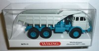 Wiking 067048 Henschel Hs 3-180 3-Achs Muldenkipper Hellblau/Papyrusweiß 1:87 H0
