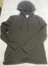 2(X)IST Fleece Hoodie Luxury Black Soft Stretch Performance Men's Large