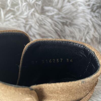 YSL Saint Laurent Beige Suede Jodhpur Ankle Boots, 36/US 6 YSL Saint Laurent Beige Suede Jodhpur Ankle Boots, 36/US 6