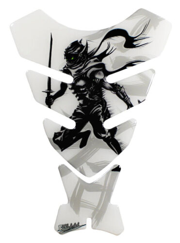 Protector de depósito Adhesivo moto 3D Ninja protección pintura blanca... - Imagen 1 de 6