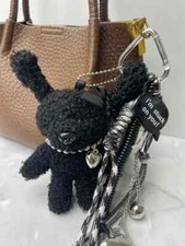 Cute Poodle Bag Charm Dog Heart Keychain Bundle Handbag Keyring Accessory Gift