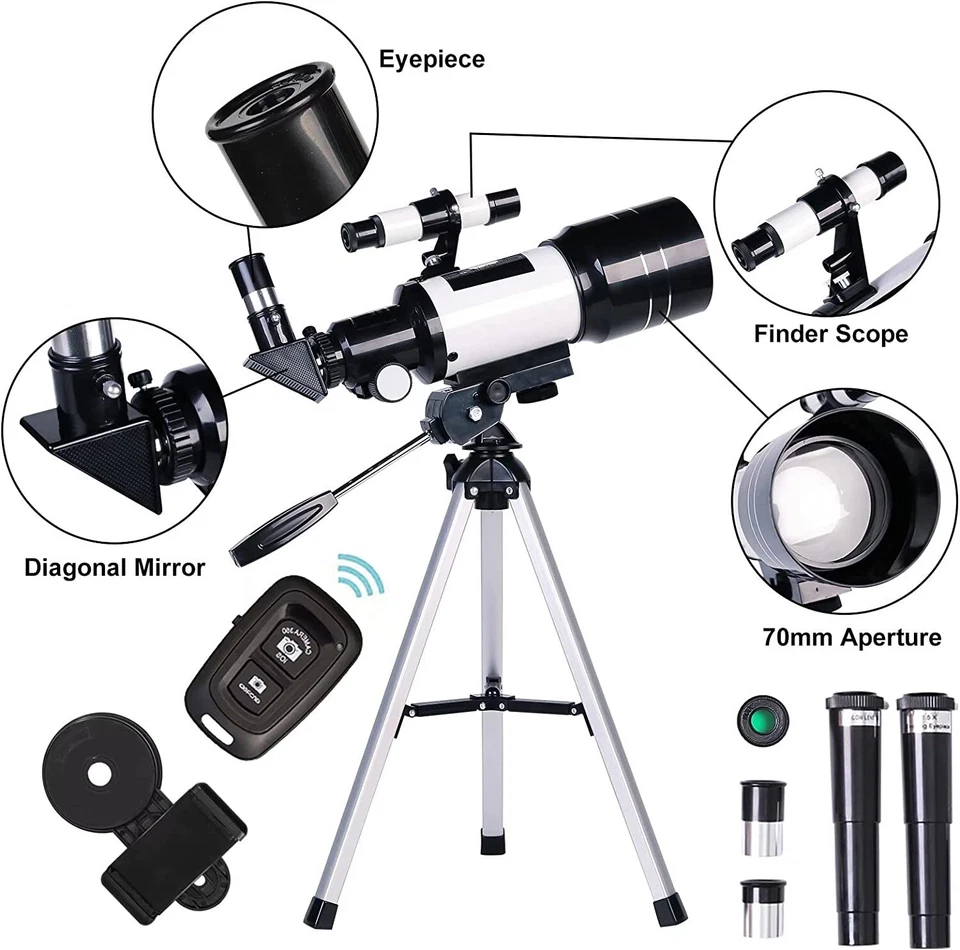 Professional Astronomical Telescope with High Tripod For HD Viewing Adults Kids - Image 2 of 4