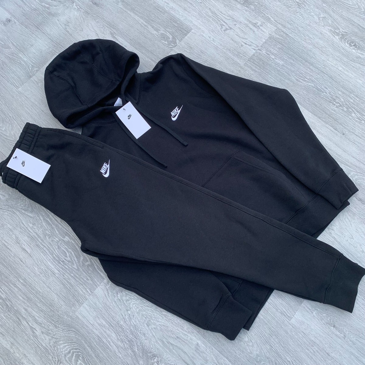 Nike Foundation Fleece Club Tracksuit Hoodie Joggers Sweatpants
