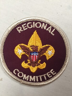 Regional Committee plastic back Adult BSA Position Patch