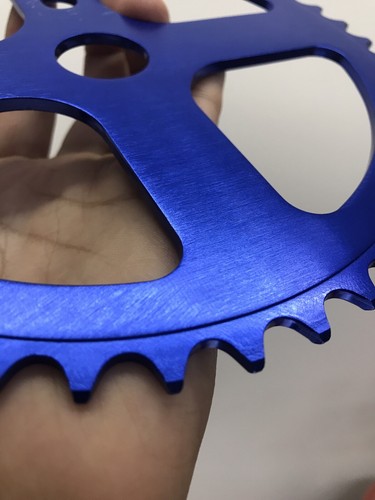 OPC Chainring NEW Blue 44T Oldschool Bmx PK Ripper Gjs Takagi Sugino Tuff Neck - Picture 3 of 10