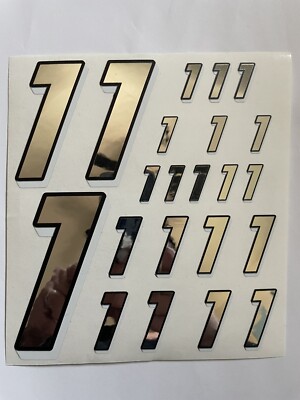 Discounted Chrome Silver W/White & Black #1 R/c Box L