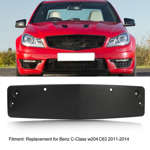Front Bumper License Plate Holder 204 880 13 44 for Benz C‑Class W204 AMG C63 20 - Picture 15 of 22