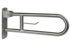 Drop Down Grab Rail Fold Swing Up Toilet Grab Bar SS304 TUV Certified 3 Position