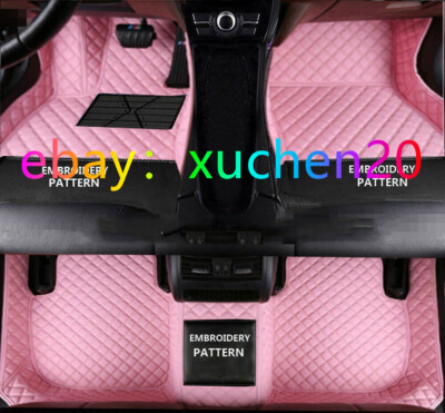 Custom-Fit Waterproof PU Leather Floor Mats For Mercedes-Benz (1990–2026) – Full Set Of 4